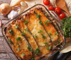 Moussaka, gratin d'aubergines Grec