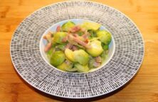 Poêlée de Choux de Bruxelles aux lardons