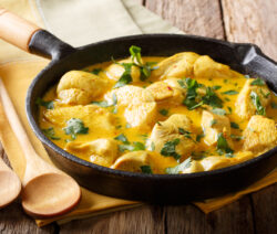 Poulet sauce au curry