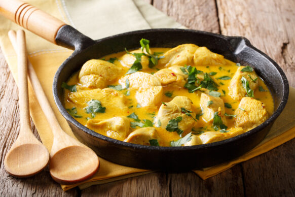Poulet sauce au curry