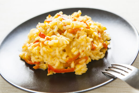 Risotto aux poivrons rouges