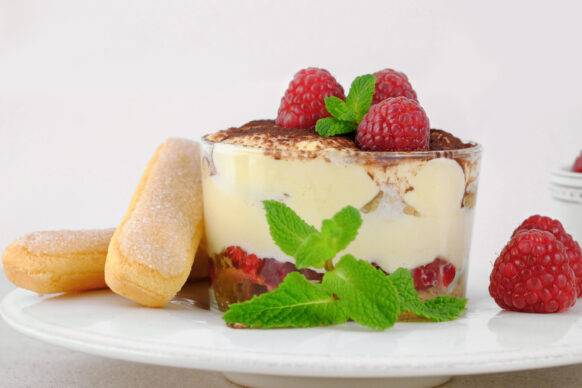 Le Tiramisu aux framboises
